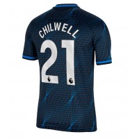 Chelsea Ben Chilwell #21 Vonkajší futbalový dres 2023-24 Krátky Rukáv